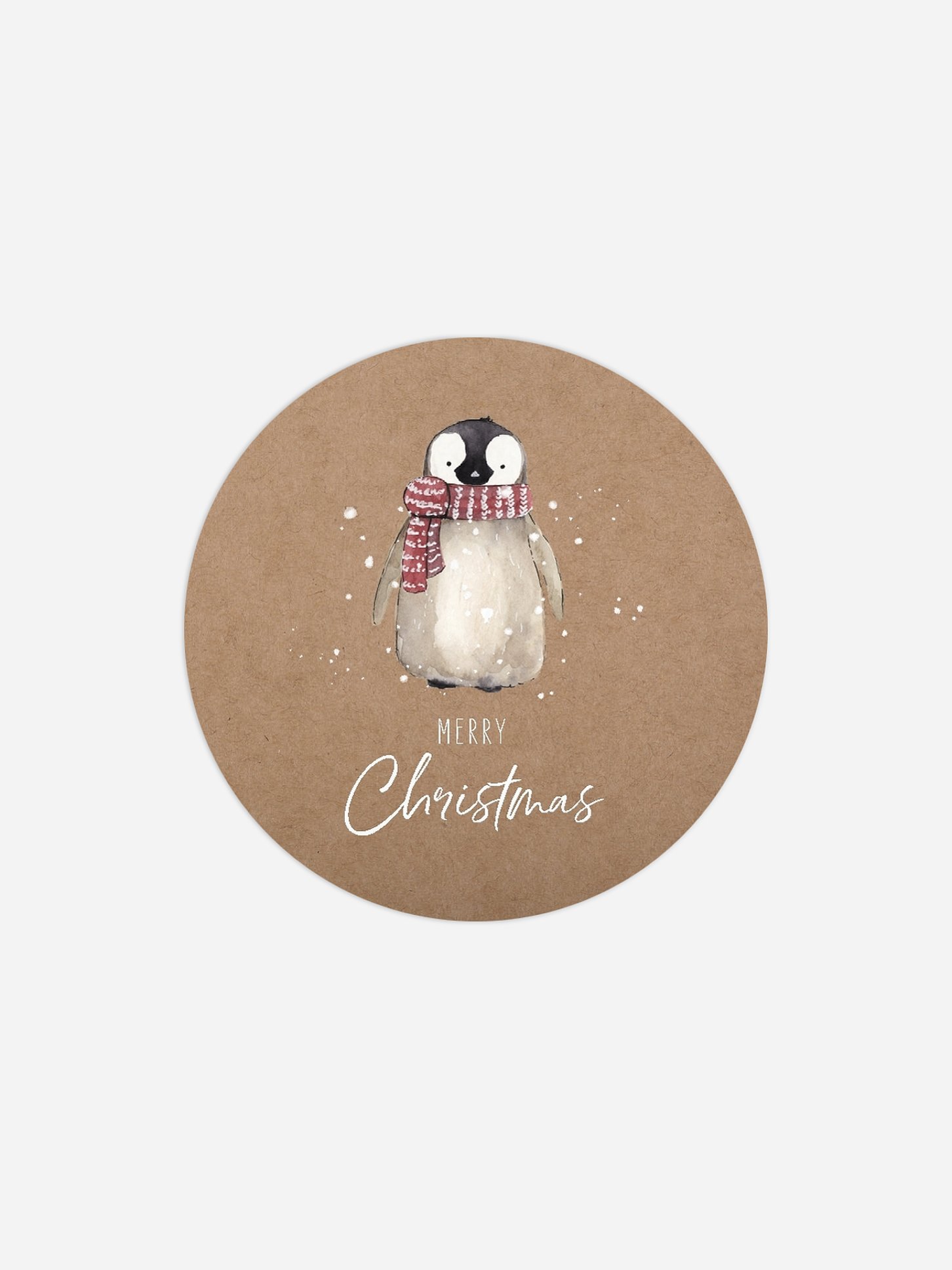 Étiquette cadeau Noël Pôle Nord