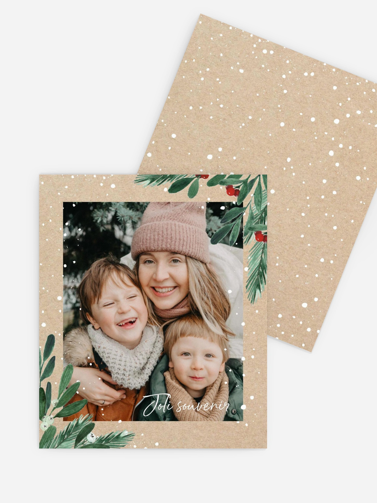 Photo rétro Noël chic