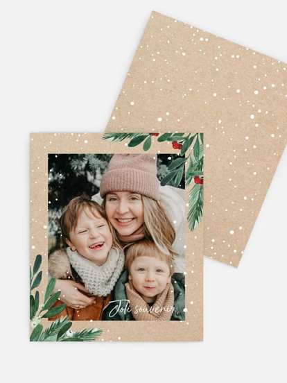 Photo rétro Noël chic