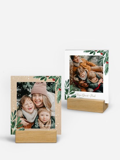 Porte-photos Noël chic