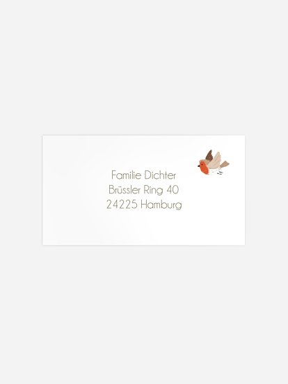 Empfängeraufkleber Weihnachten Picture Tree