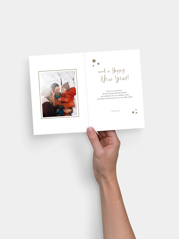 Carte de Noël Sapin de photos