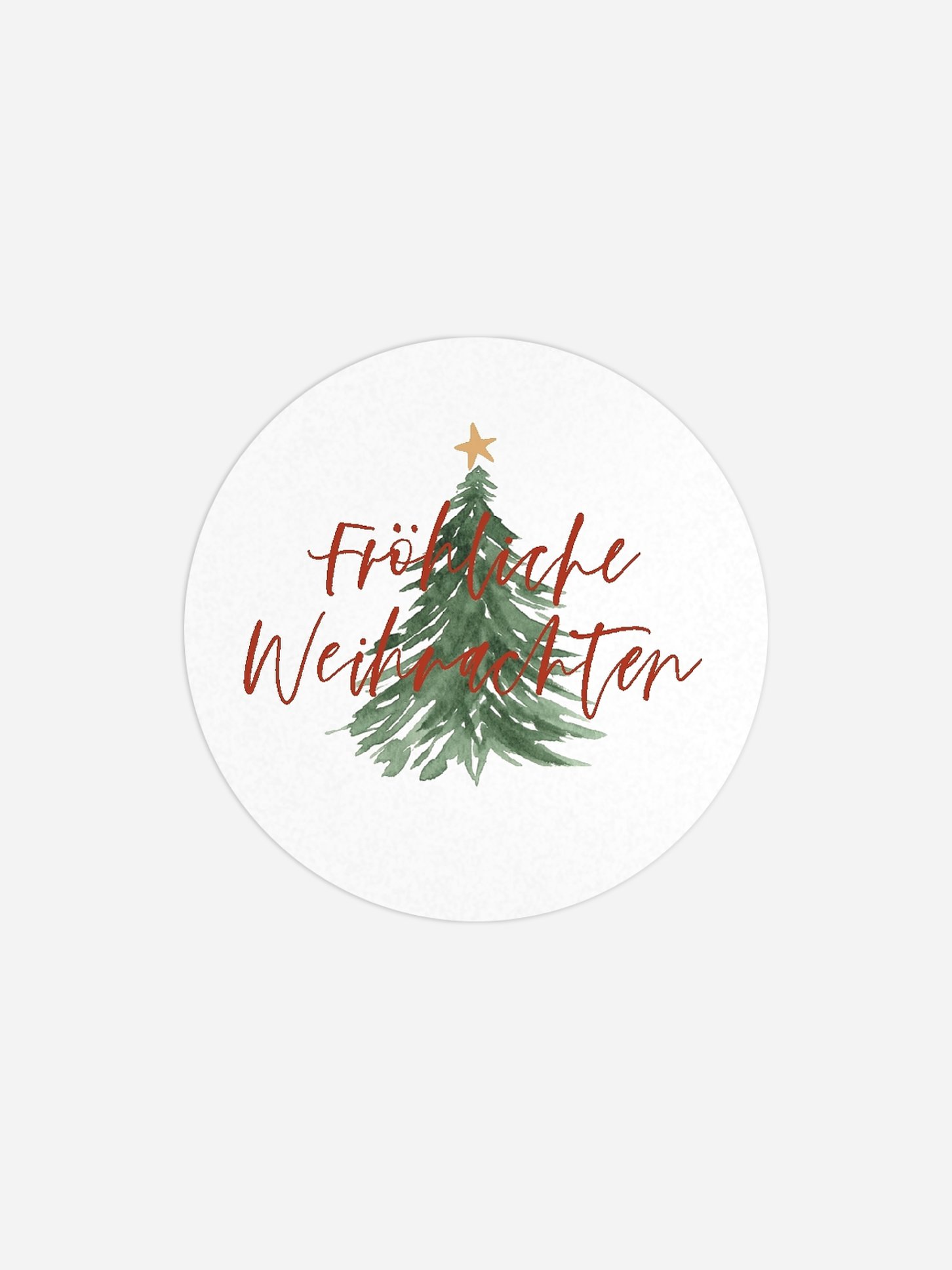 Geschenkaufkleber Weihnachten Tannenduft