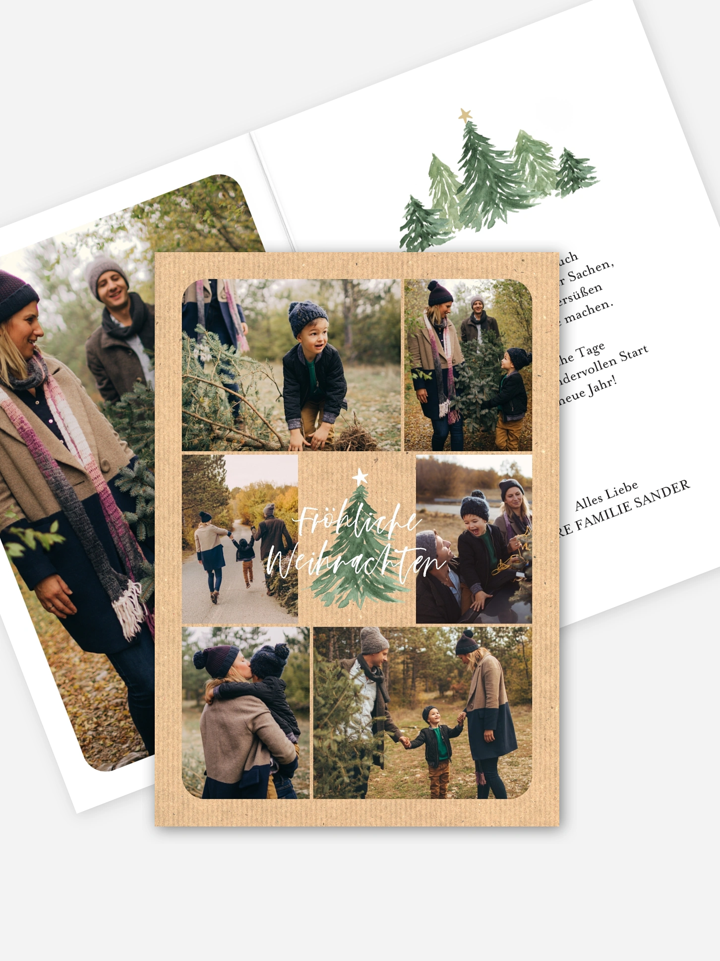 Weihnachtskarte Tannenduft