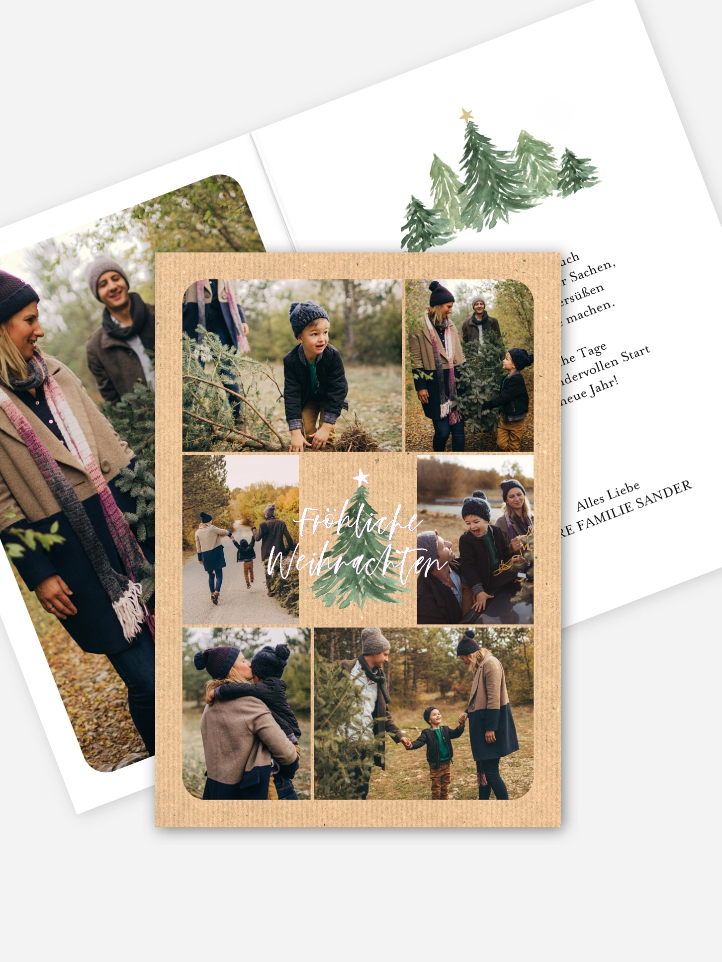 Weihnachtskarte Tannenduft