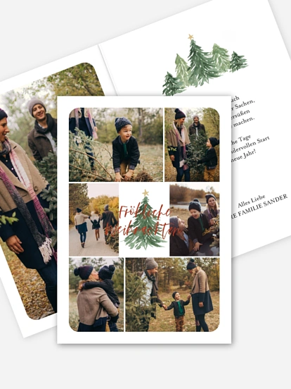 Weihnachtskarte Tannenduft