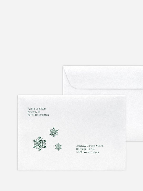 Soft Snowflake Kraftpapier