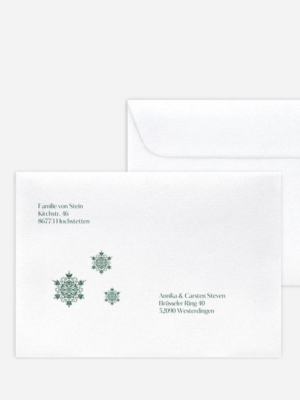Soft Snowflake Kraftpapier