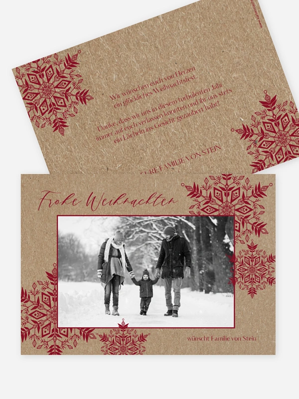 Soft Snowflake Kraftpapier