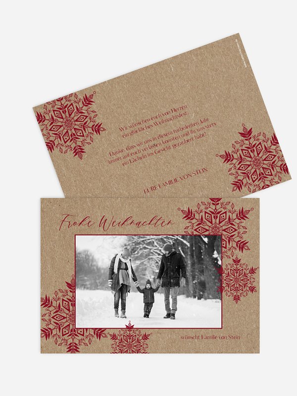 Soft Snowflake Kraftpapier