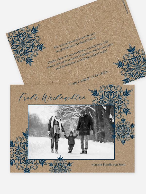 Soft Snowflake Kraftpapier