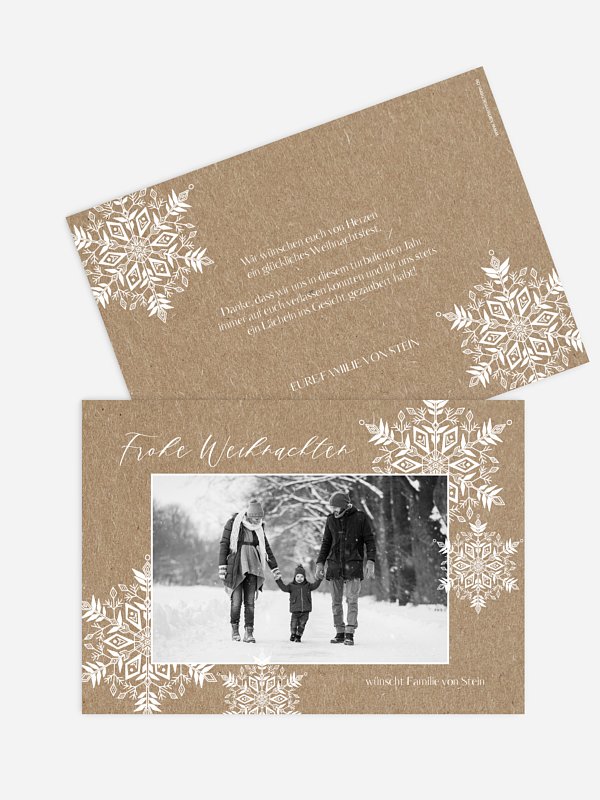 Soft Snowflake Kraftpapier