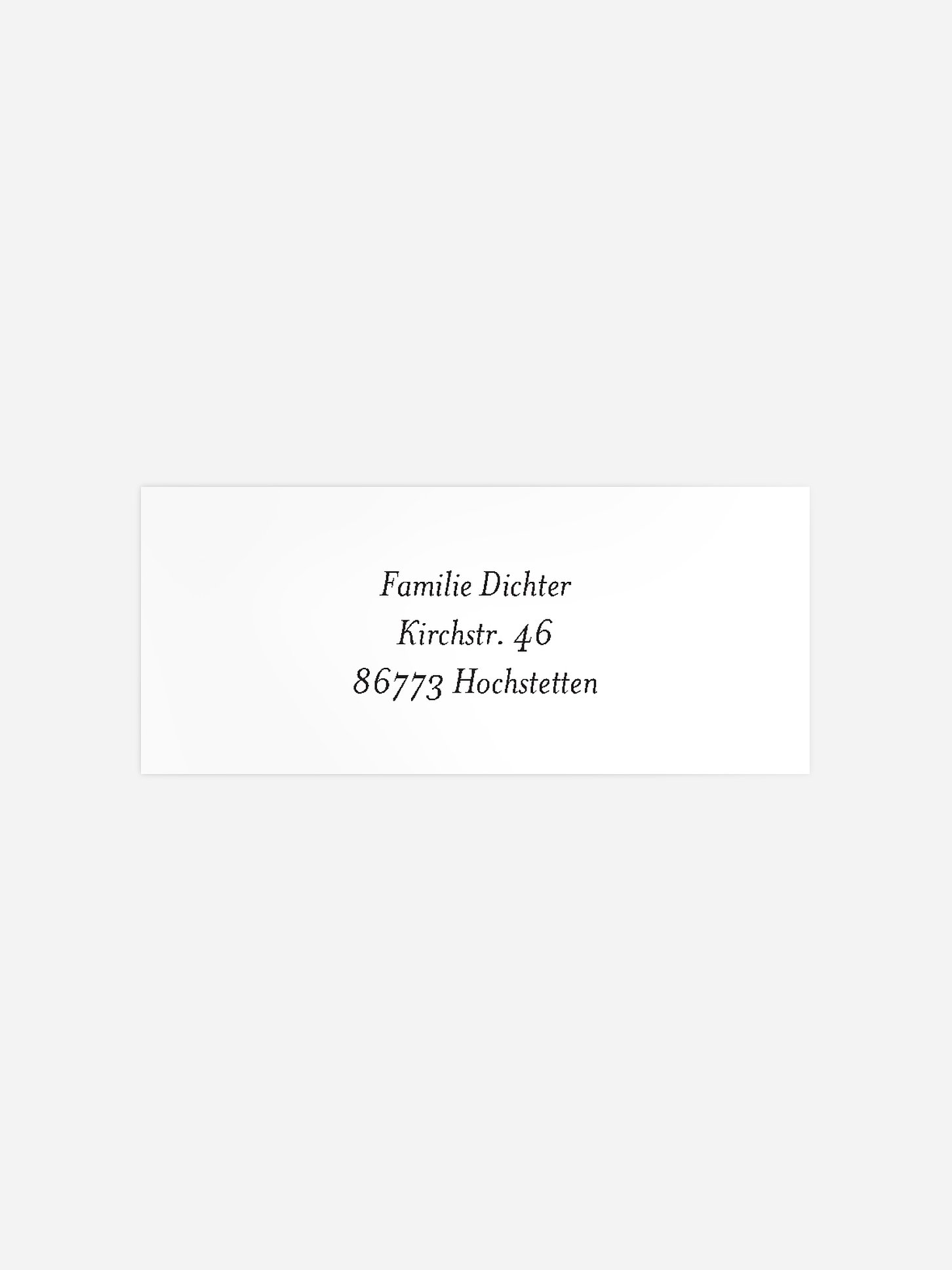 Absenderaufkleber Weihnachten Weihnachtliches Sofortbild