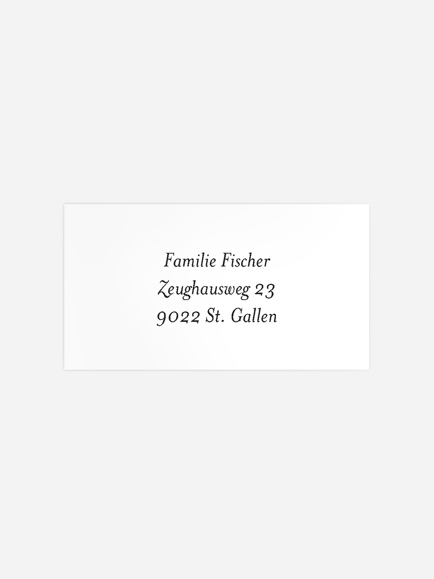 Empfängeraufkleber Weihnachten Weihnachtliches Sofortbild