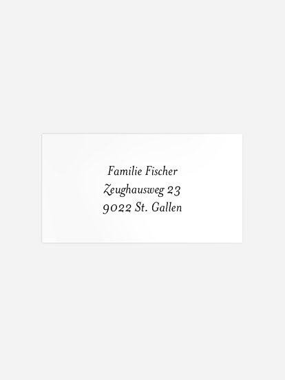 Empfängeraufkleber Weihnachten Weihnachtliches Sofortbild