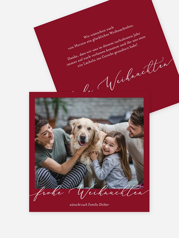Weihnachtliches Sofortbild