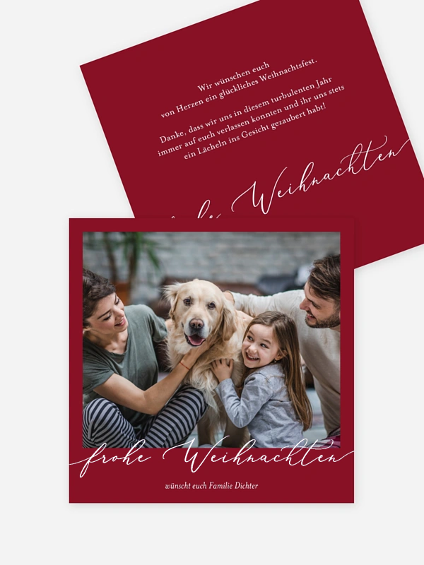 Weihnachtliches Sofortbild