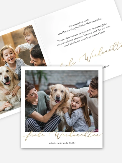 Weihnachtliches Sofortbild