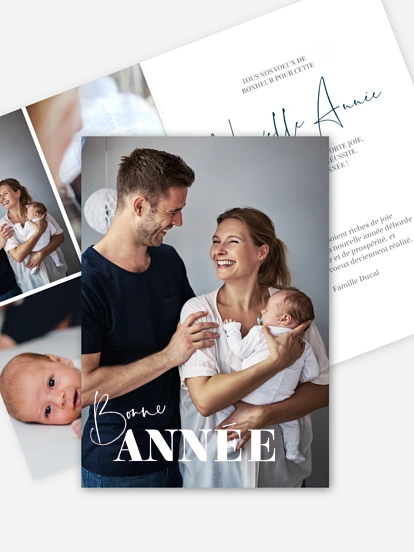 Carte de voeux Joie des fêtes