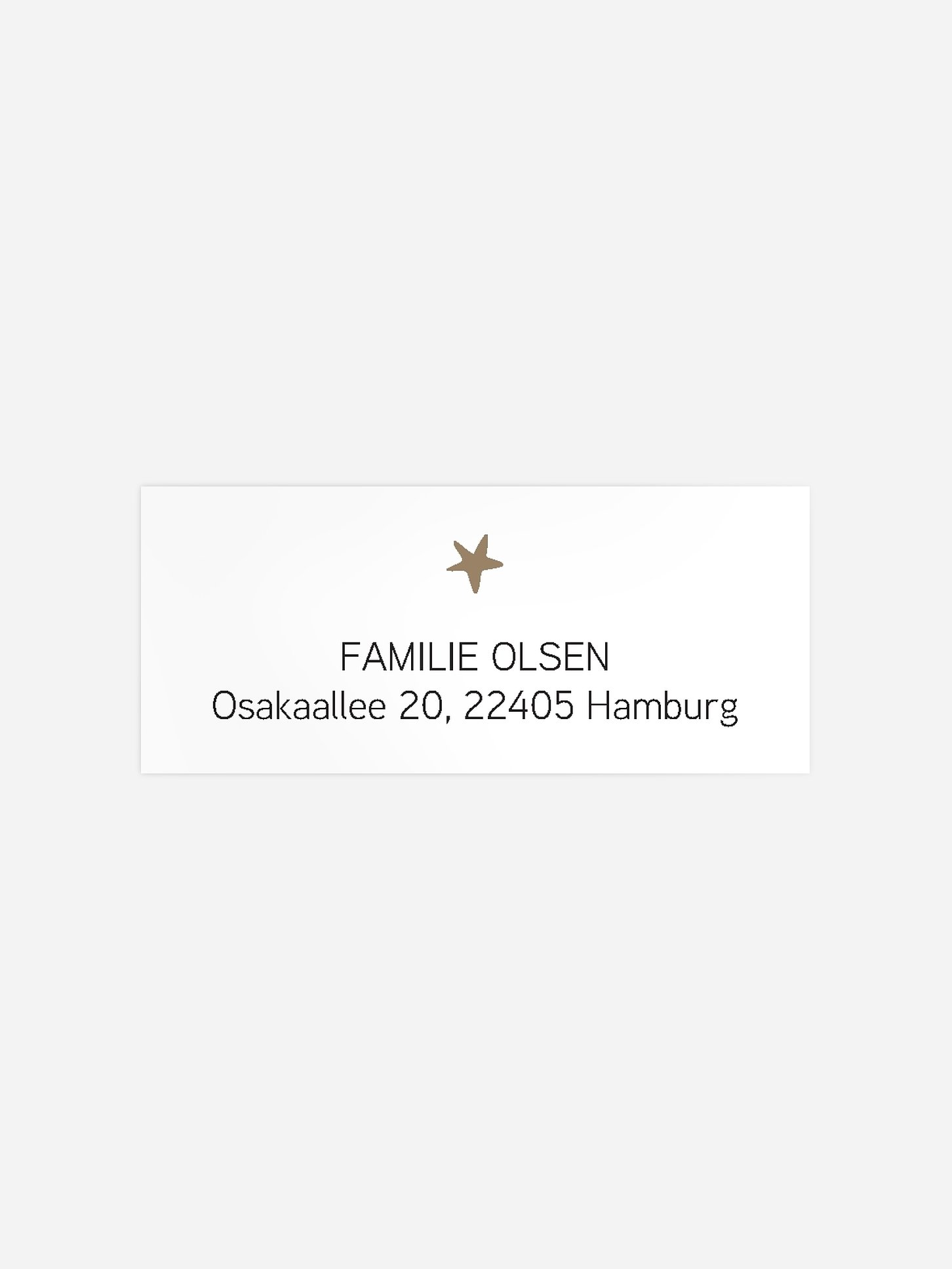 Absenderaufkleber Weihnachten Christmas Eve