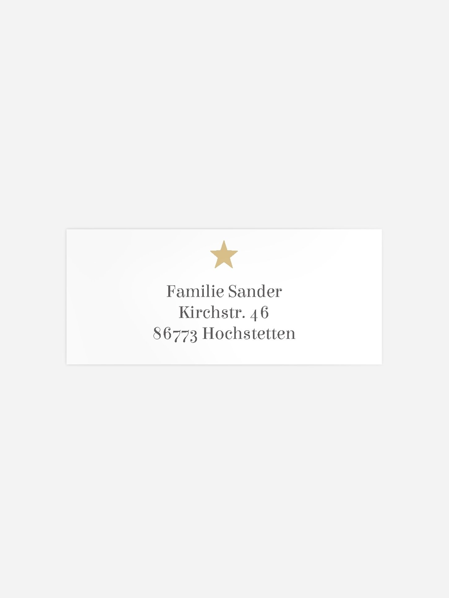 Absenderaufkleber Weihnachten Weihnachtsliebe