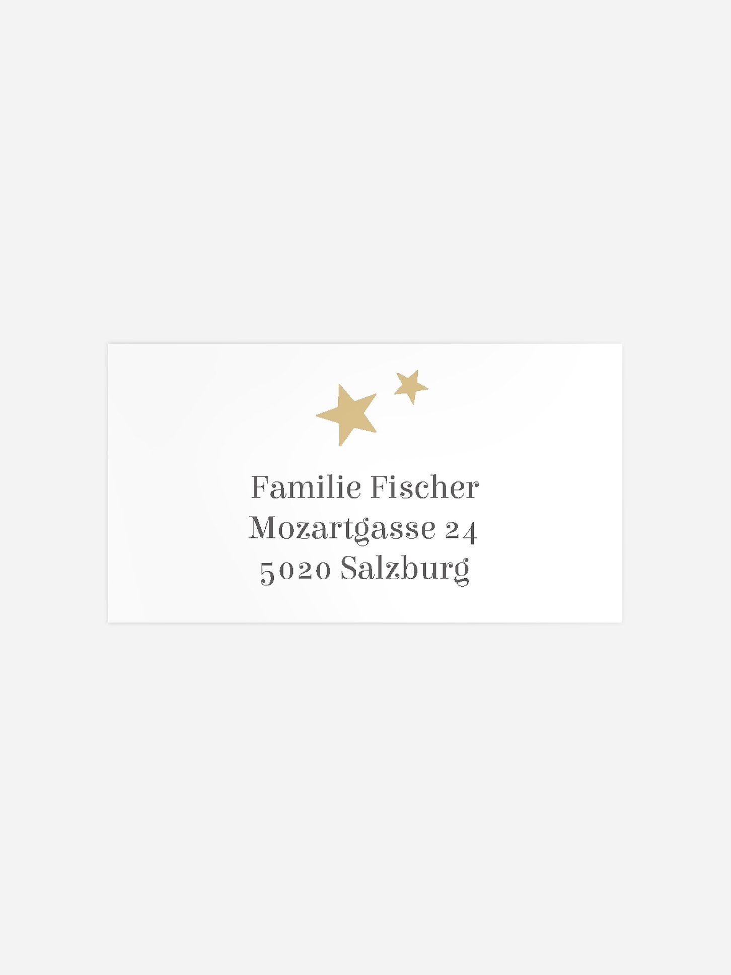 Empfängeraufkleber Weihnachten Weihnachtsliebe