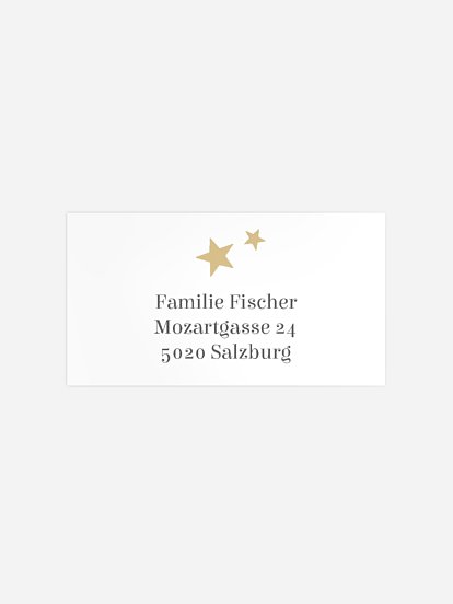 Empfängeraufkleber Weihnachten Weihnachtsliebe