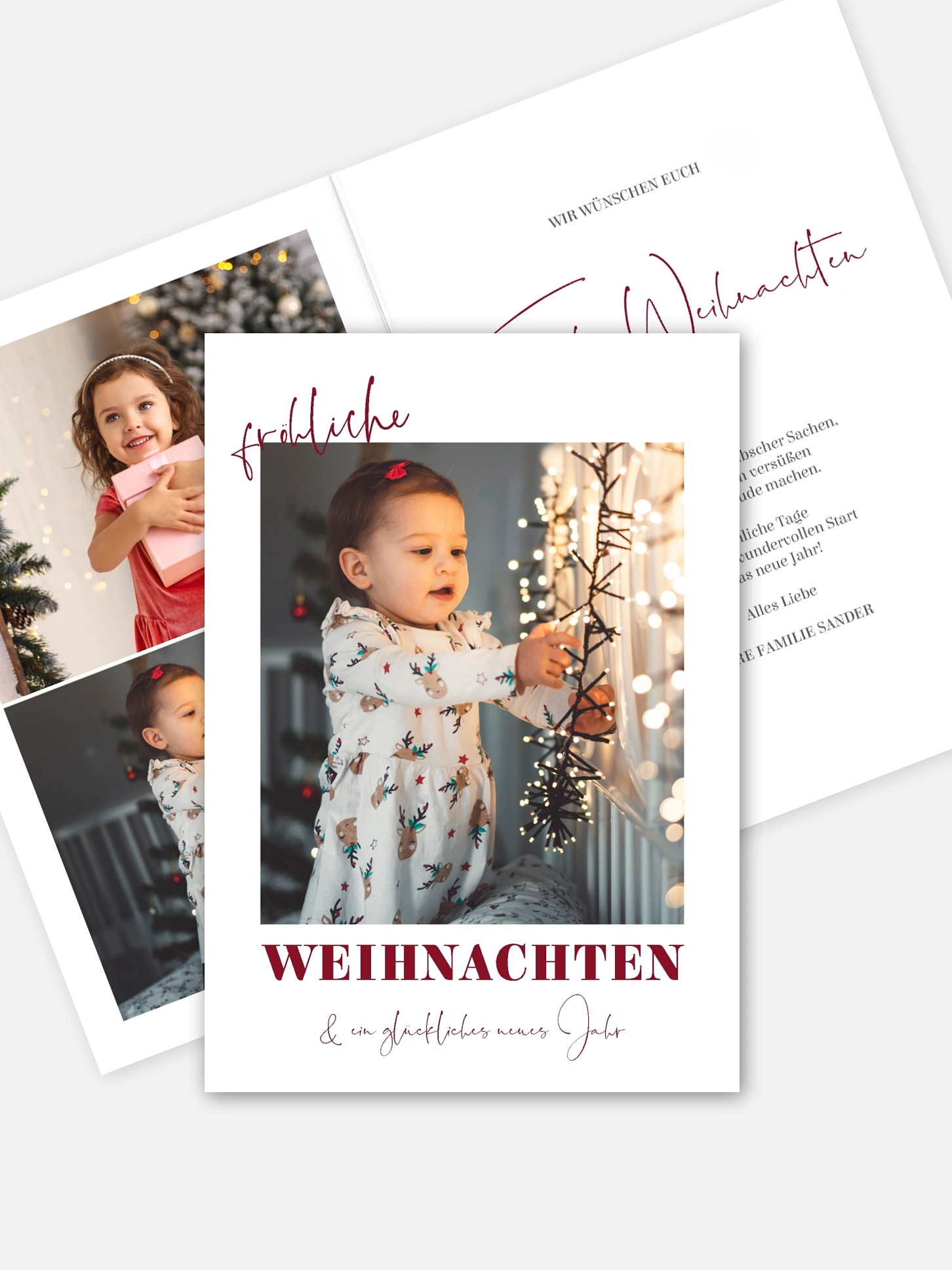 Weihnachtskarte Weihnachtsliebe