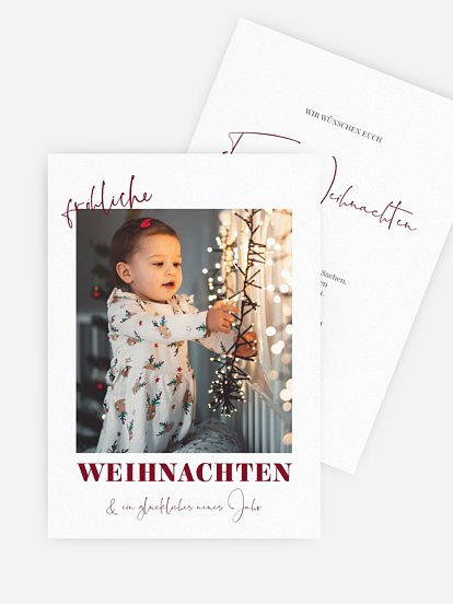 Weihnachtskarte Weihnachtsliebe