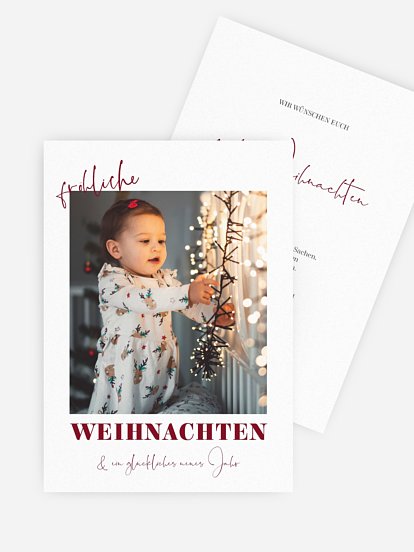 Weihnachtskarte Weihnachtsliebe