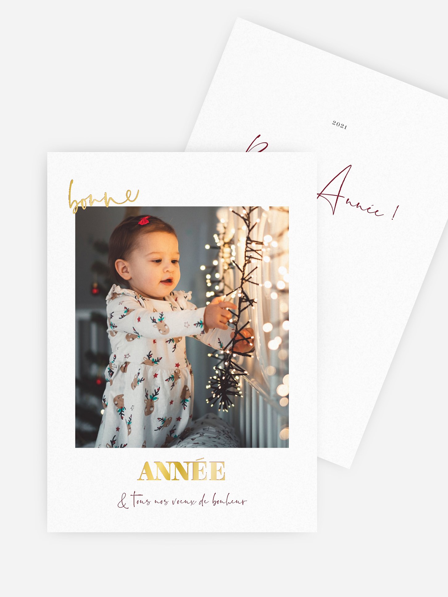 Carte de voeux Amour de Noël