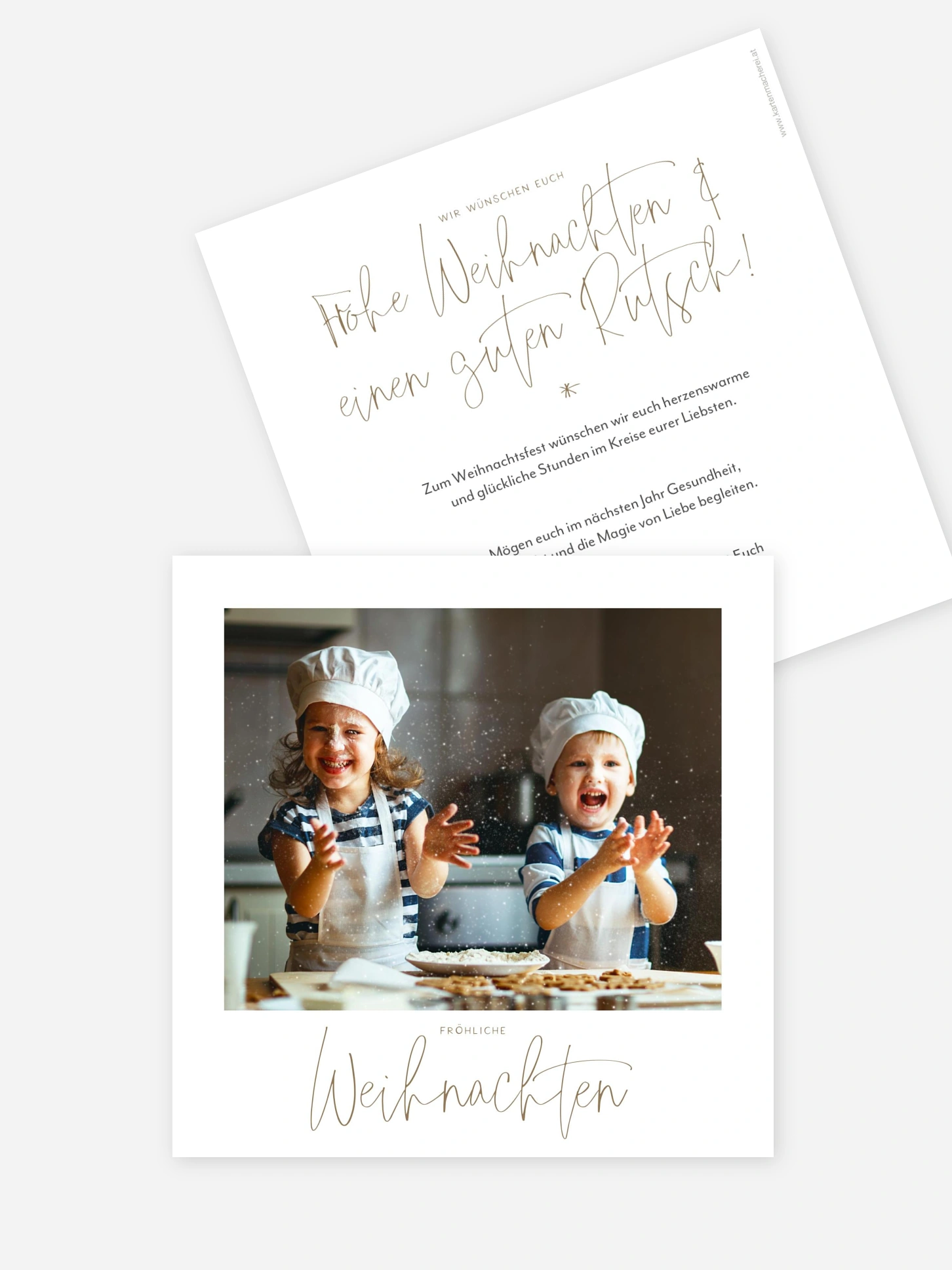 Weihnachtskarte Pure Christmas
