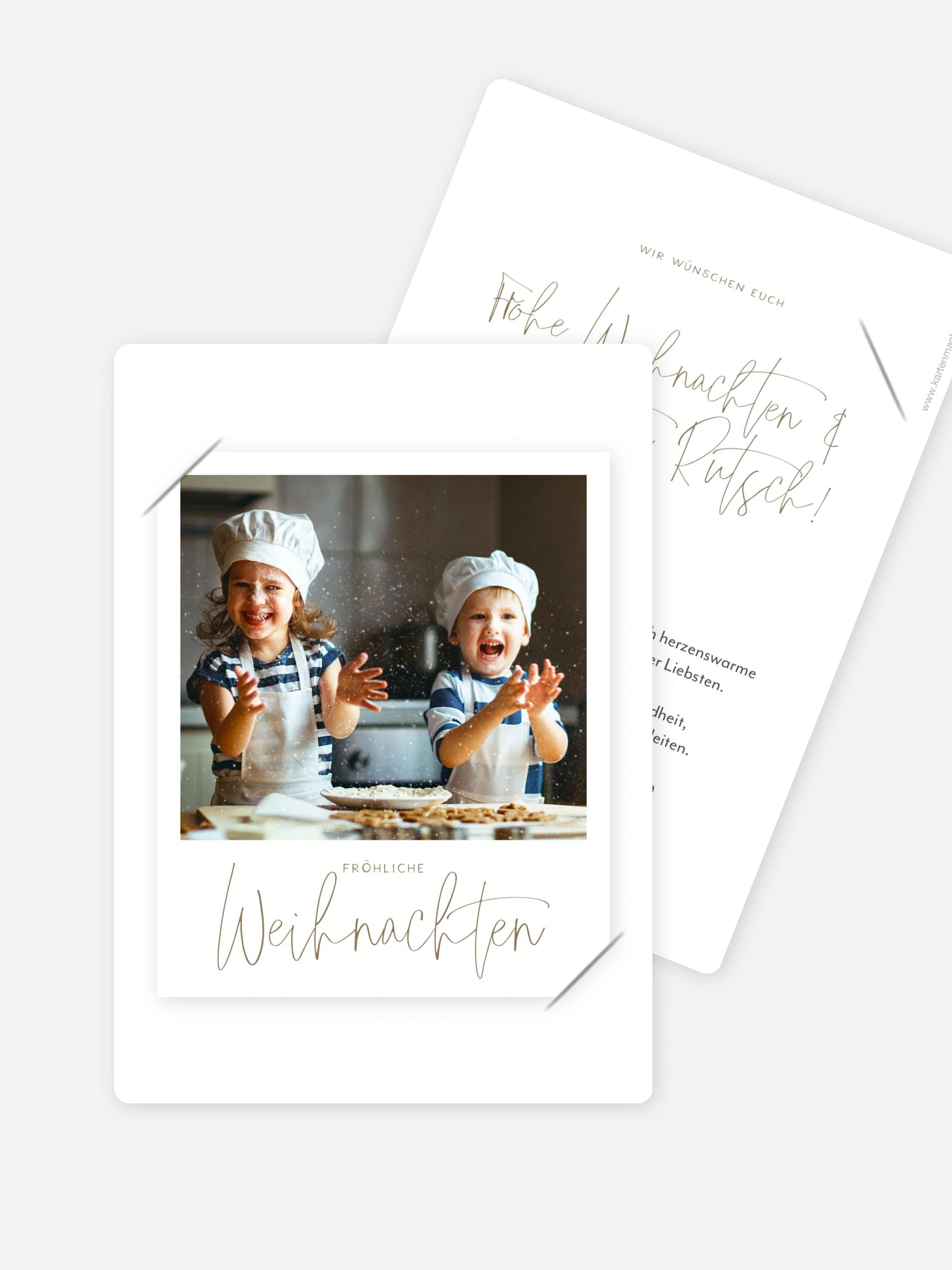 Weihnachtskarte Pure Christmas