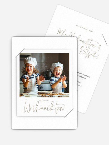 Weihnachtskarte Pure Christmas