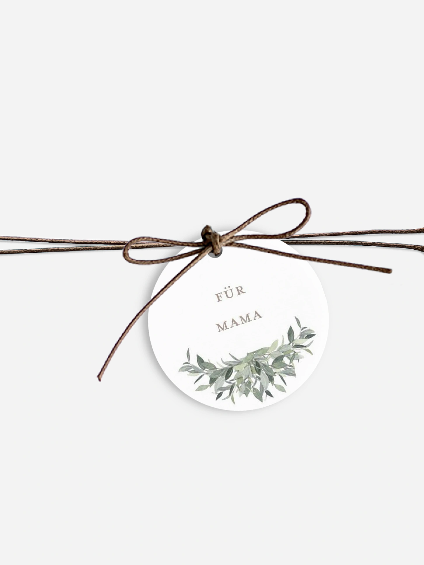 Anhänger mit Band zur Hochzeit personalisiert Christmas Time