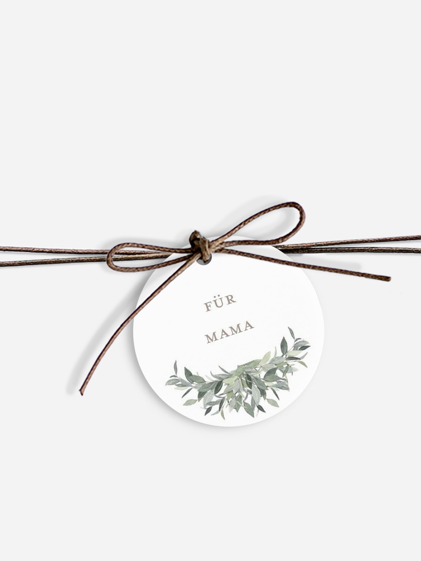 Anhänger mit Band zur Hochzeit personalisiert Christmas Time