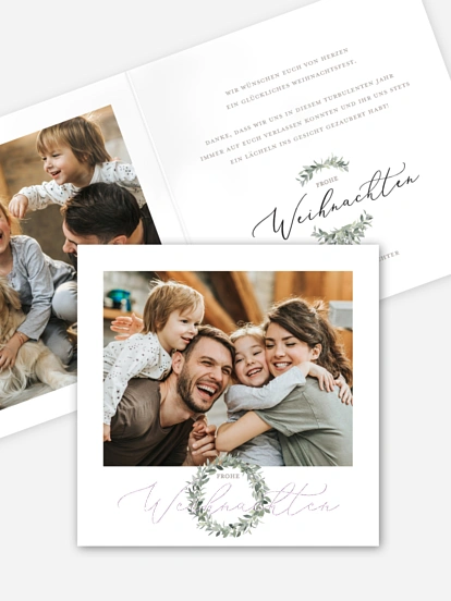 Weihnachtskarte Christmas Time