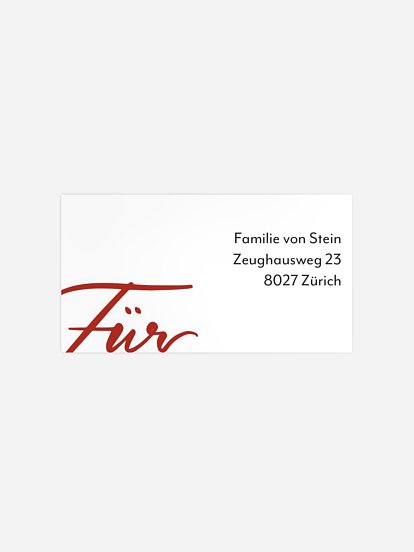 Empfängeraufkleber Weihnachten Wonderful Life