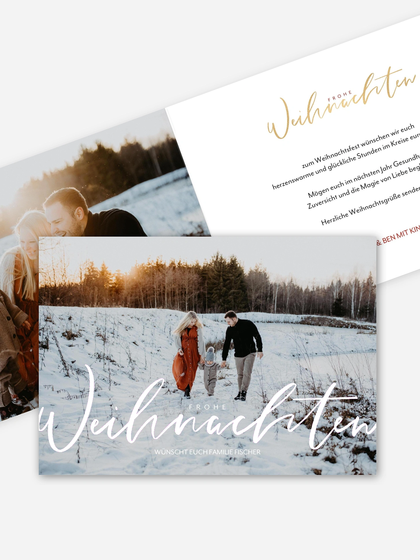 Weihnachtskarte Wonderful Life