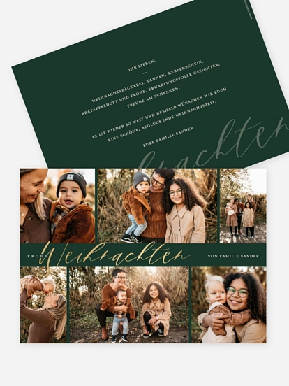 Weihnachtskarte Magic Christmas