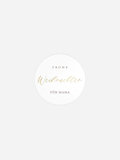 Geschenkaufkleber personalisiert Magic Christmas