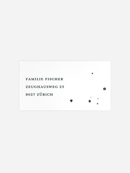 Empfängeraufkleber Weihnachten Classic Tree