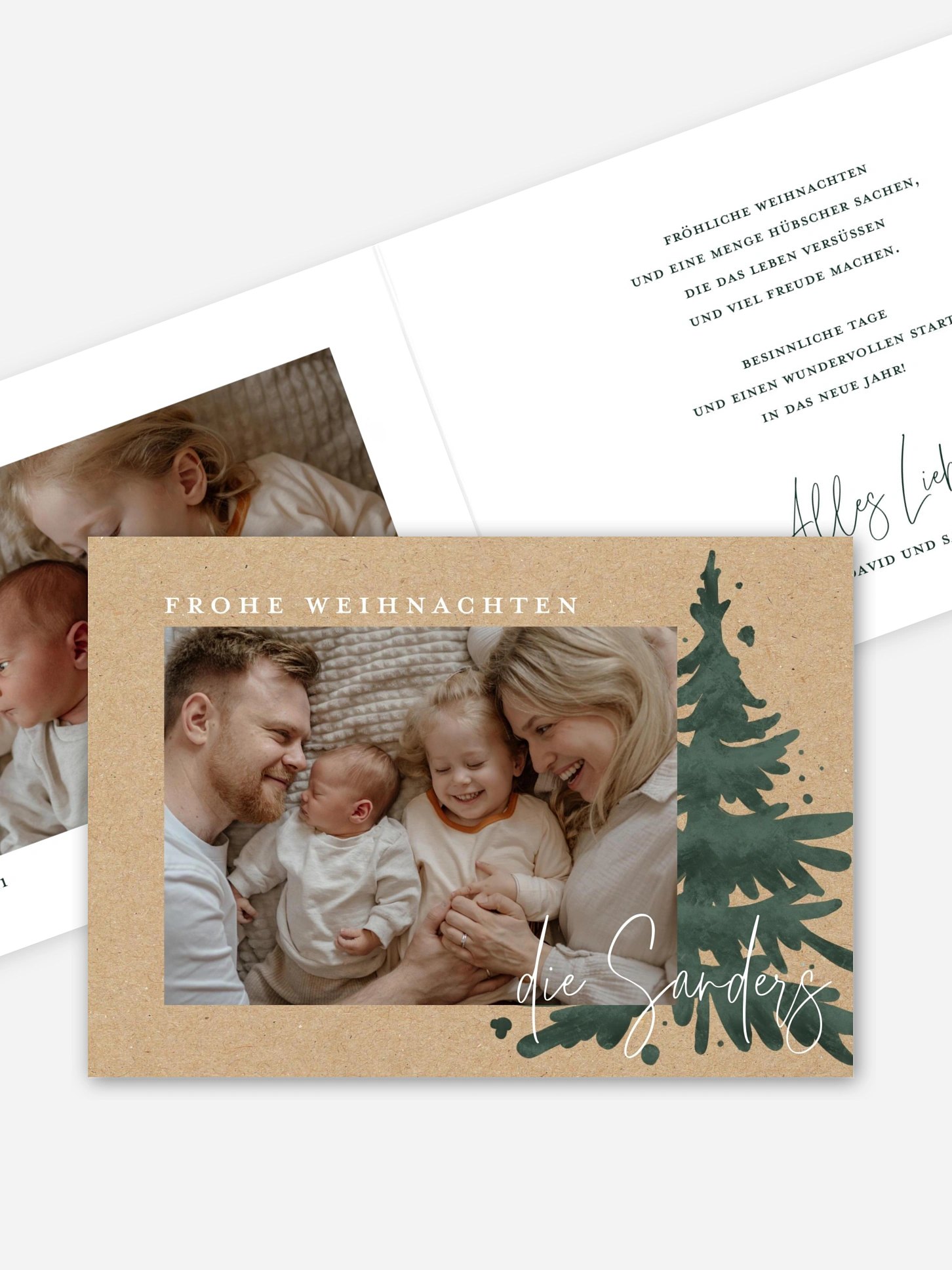Weihnachtskarte Classic Tree