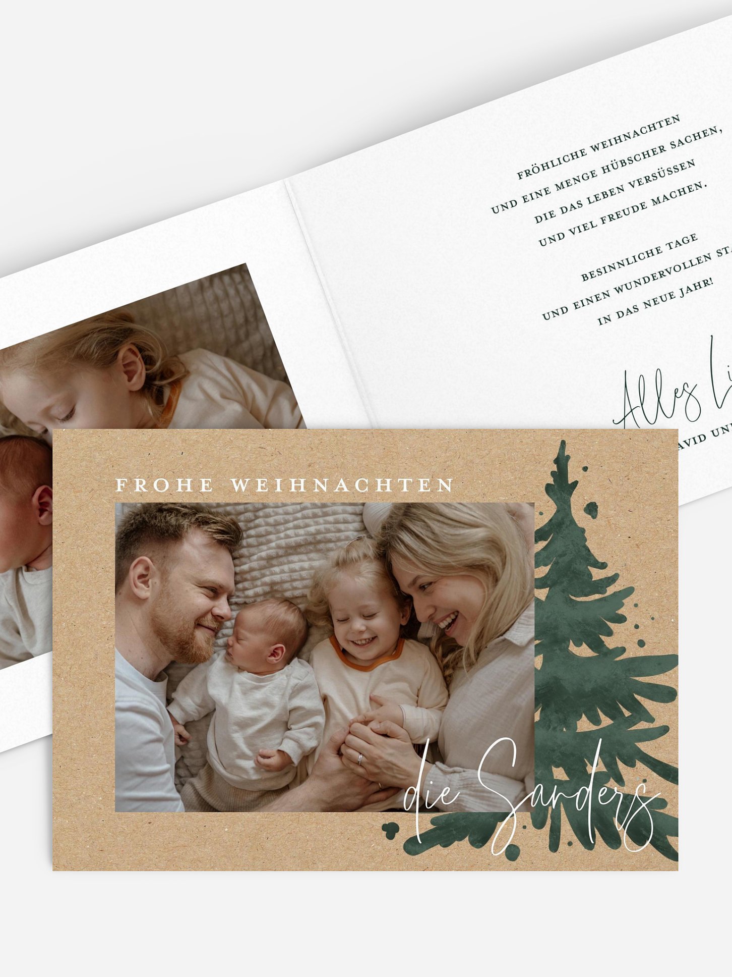 Weihnachtskarte Classic Tree