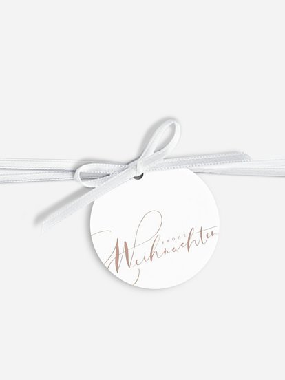 Geschenkeanhänger Merry Lettering