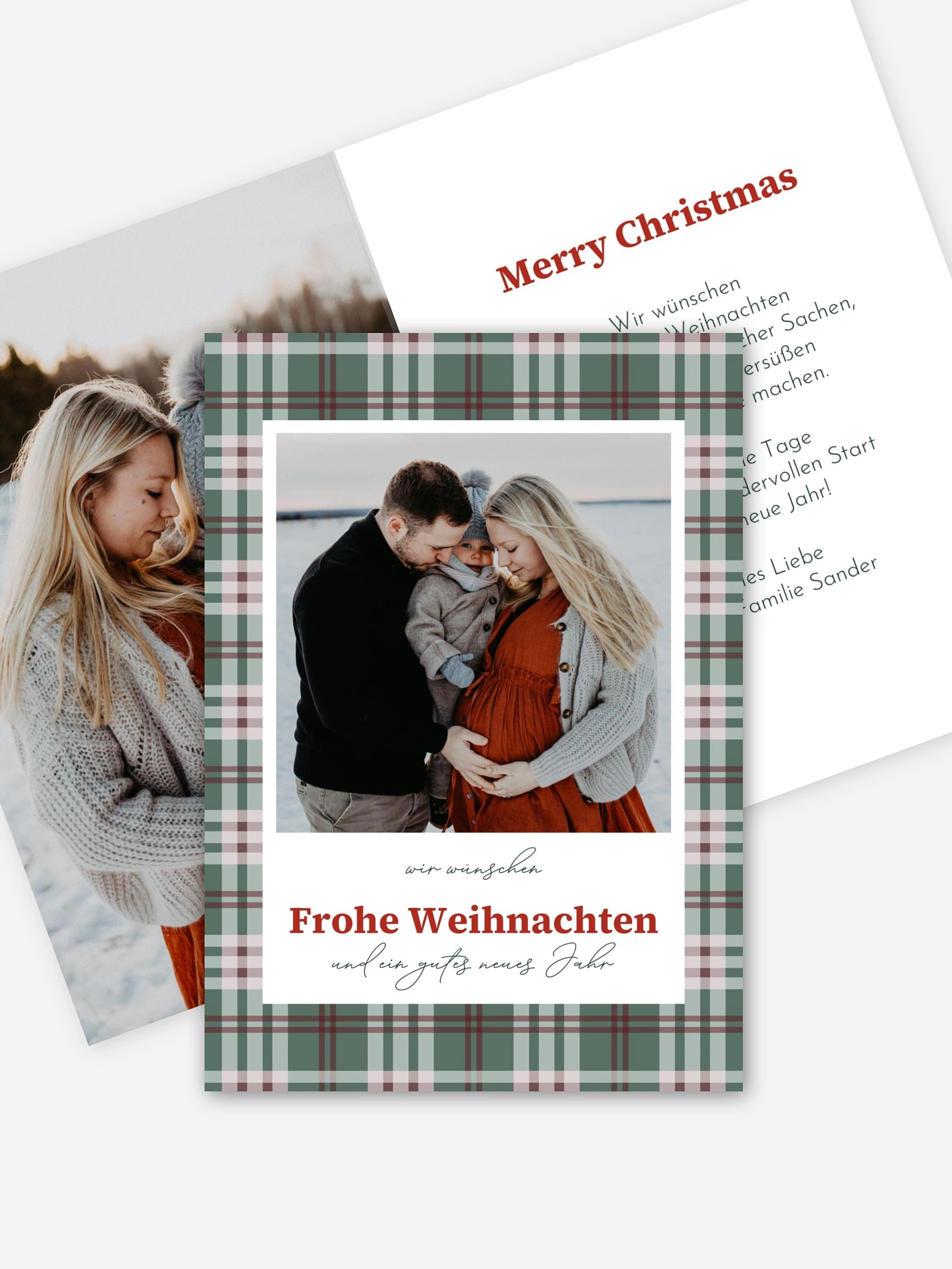 Weihnachtskarte Colorful Christmas