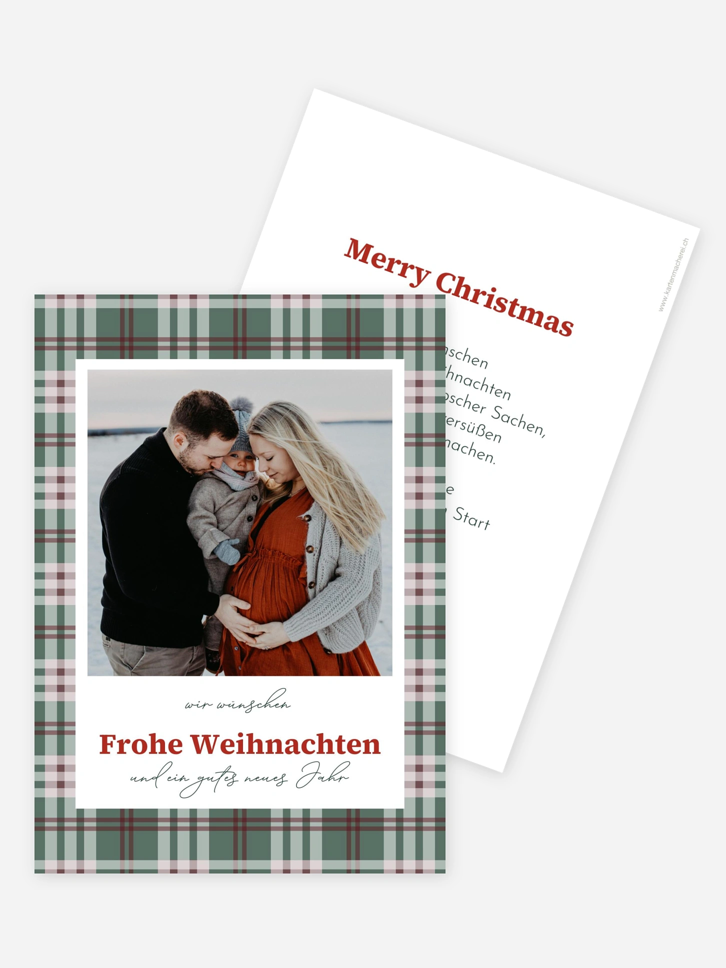 Weihnachtskarte Colorful Christmas