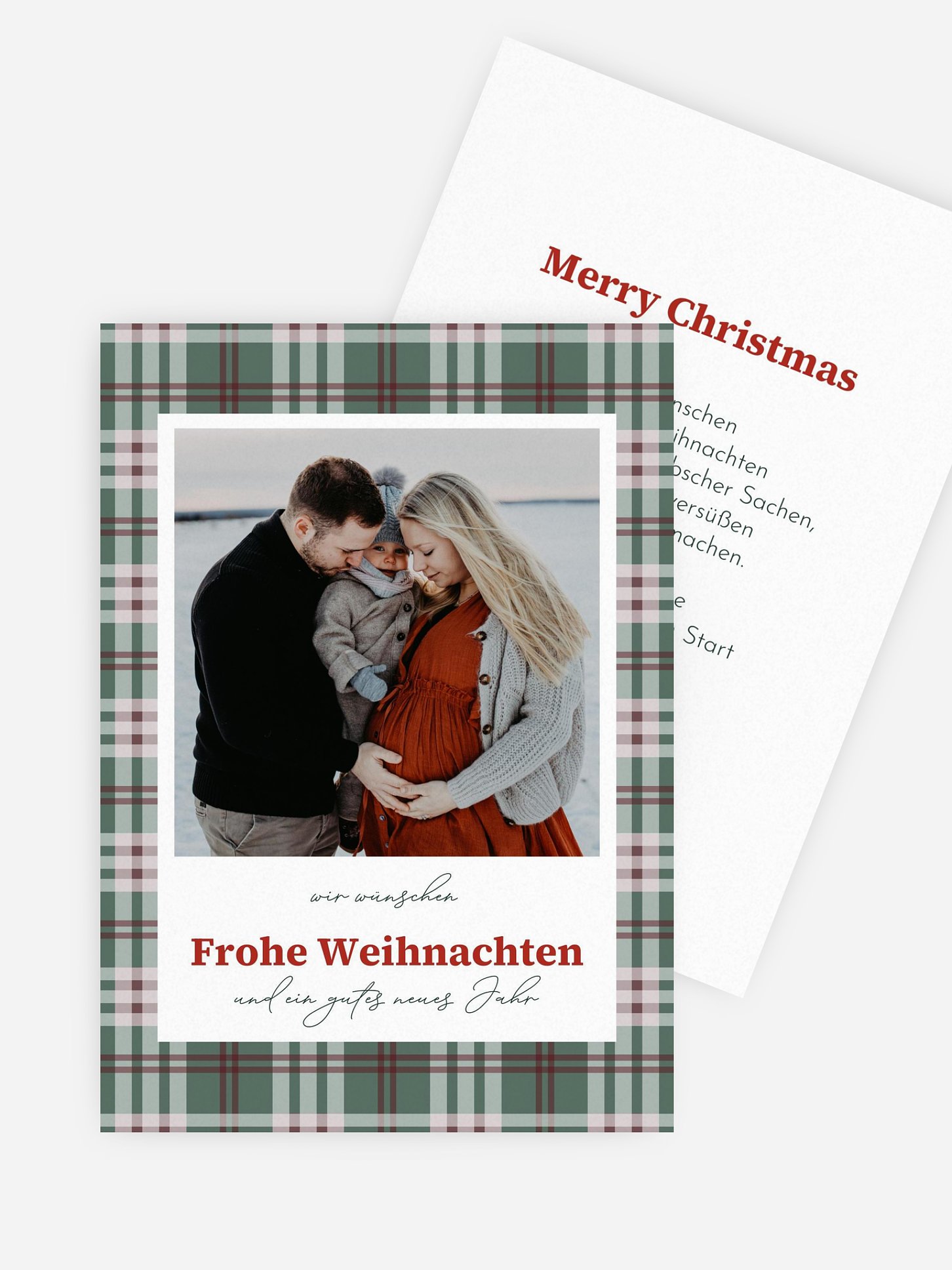 Weihnachtskarte Colorful Christmas