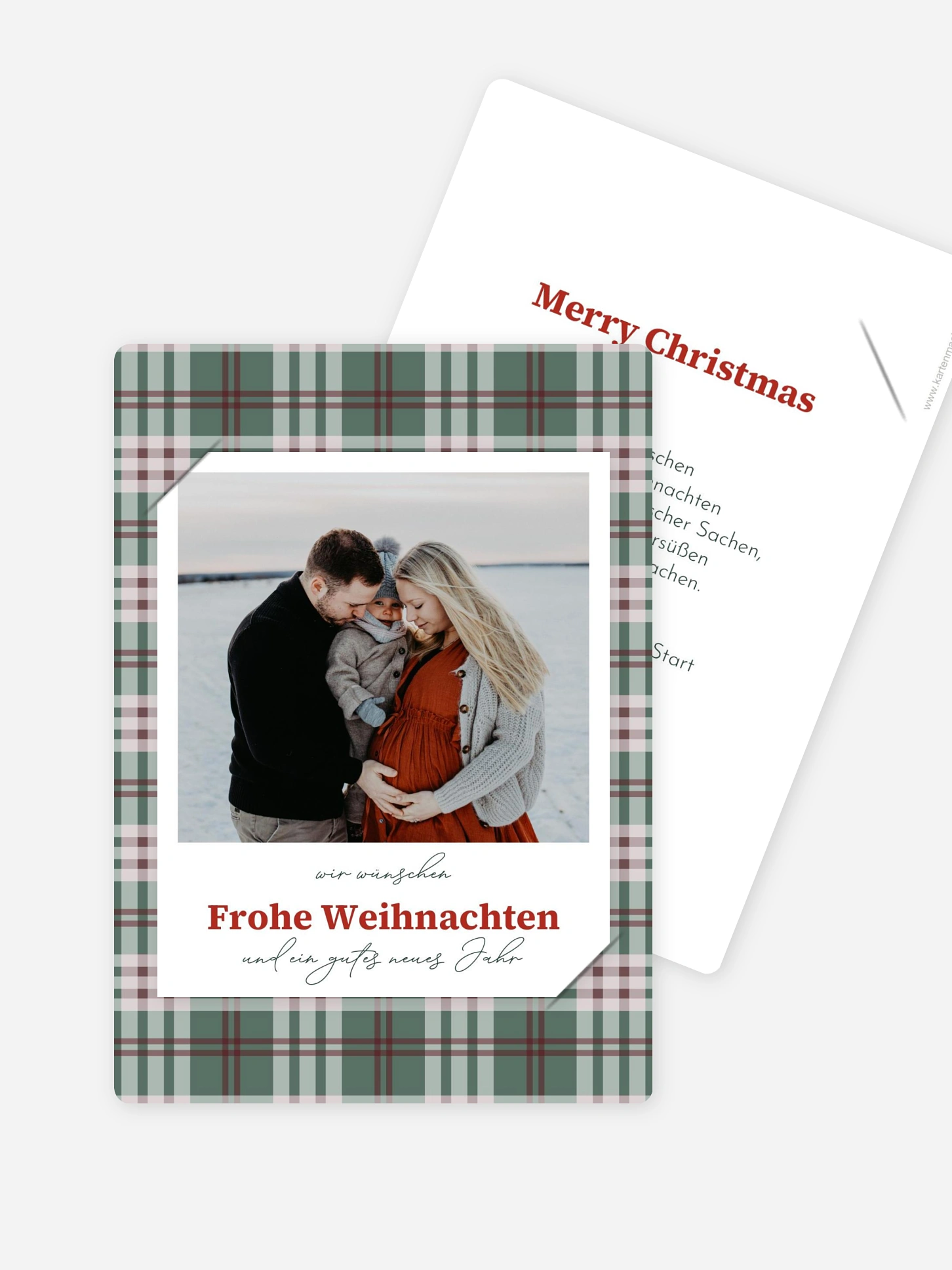 Weihnachtskarte Colorful Christmas
