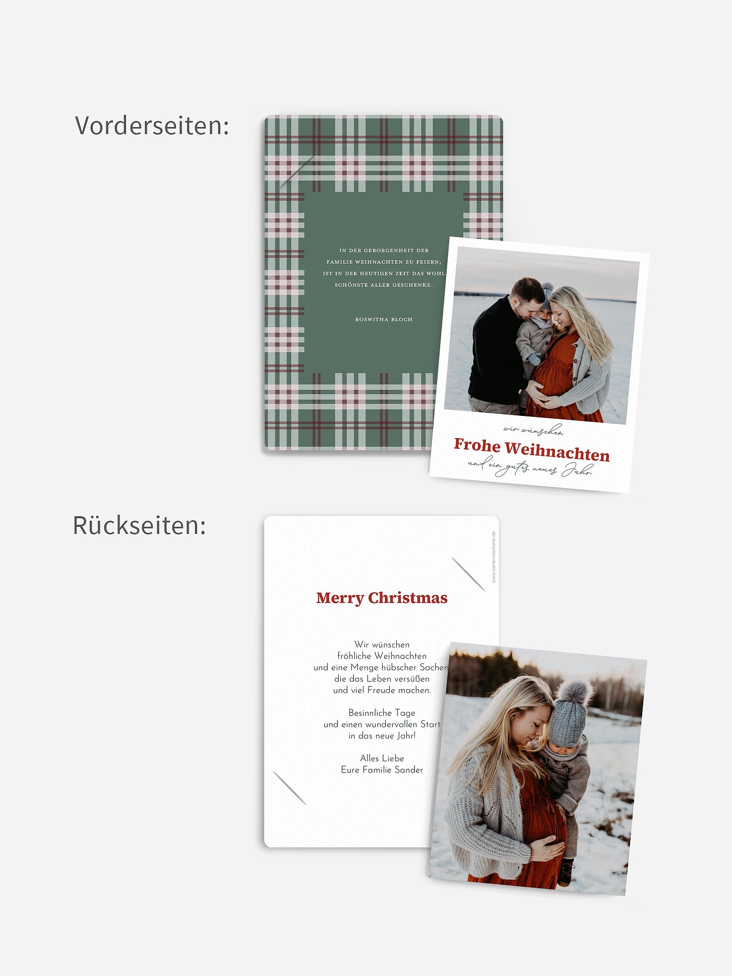 Weihnachtskarte Colorful Christmas